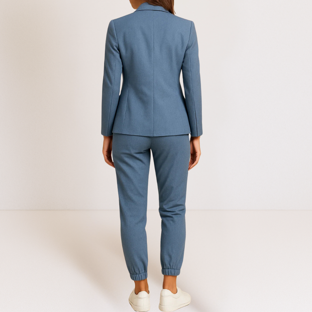 Miley™ Elegant Two-Piece Women's Suit with Tailored Blazer and Pants