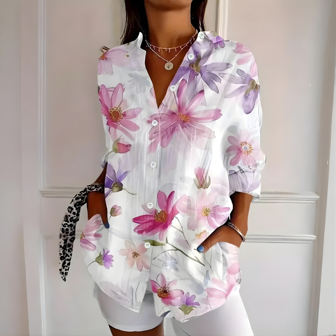 Arleth™ Vibrant Print Blouse