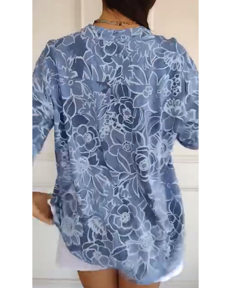 Holly™ Floral Pattern Top