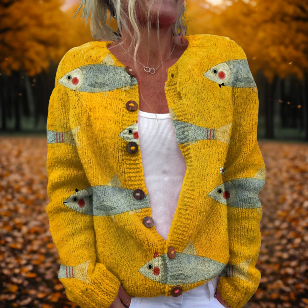 Andie™ Sardine Art Cardigan