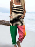 Zest & Stripes Chic Wide-Leg Jumpsuit