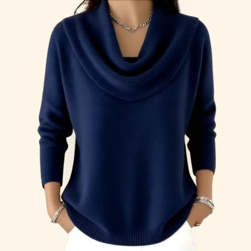 Gwen™ Chic Collared Knit Sweater