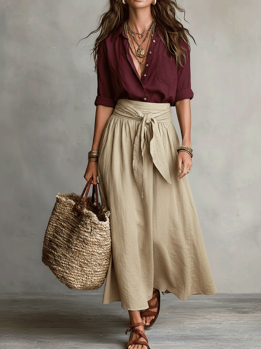 Calista™ Bohemian Style Skirt Ensemble