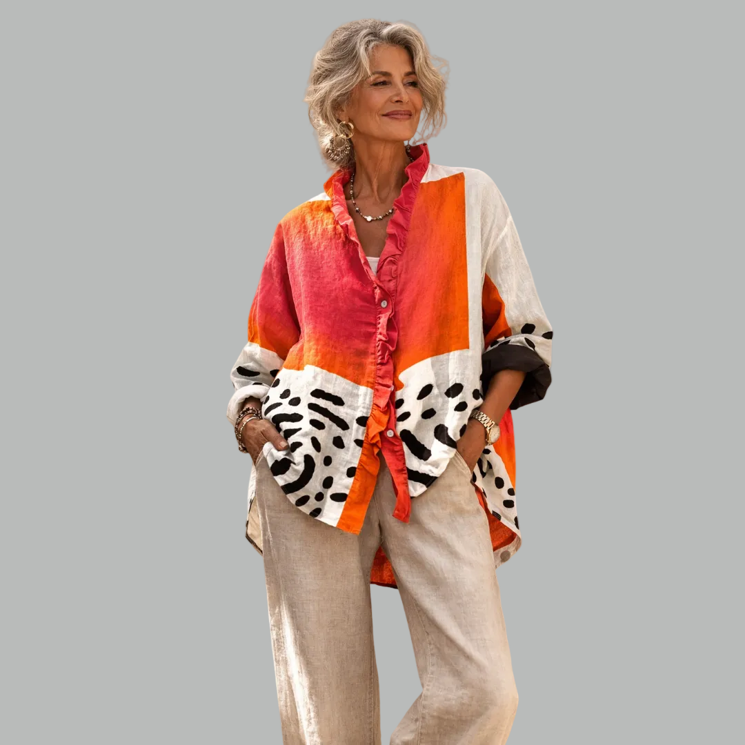 Ruby™ Casual Printed Blouse