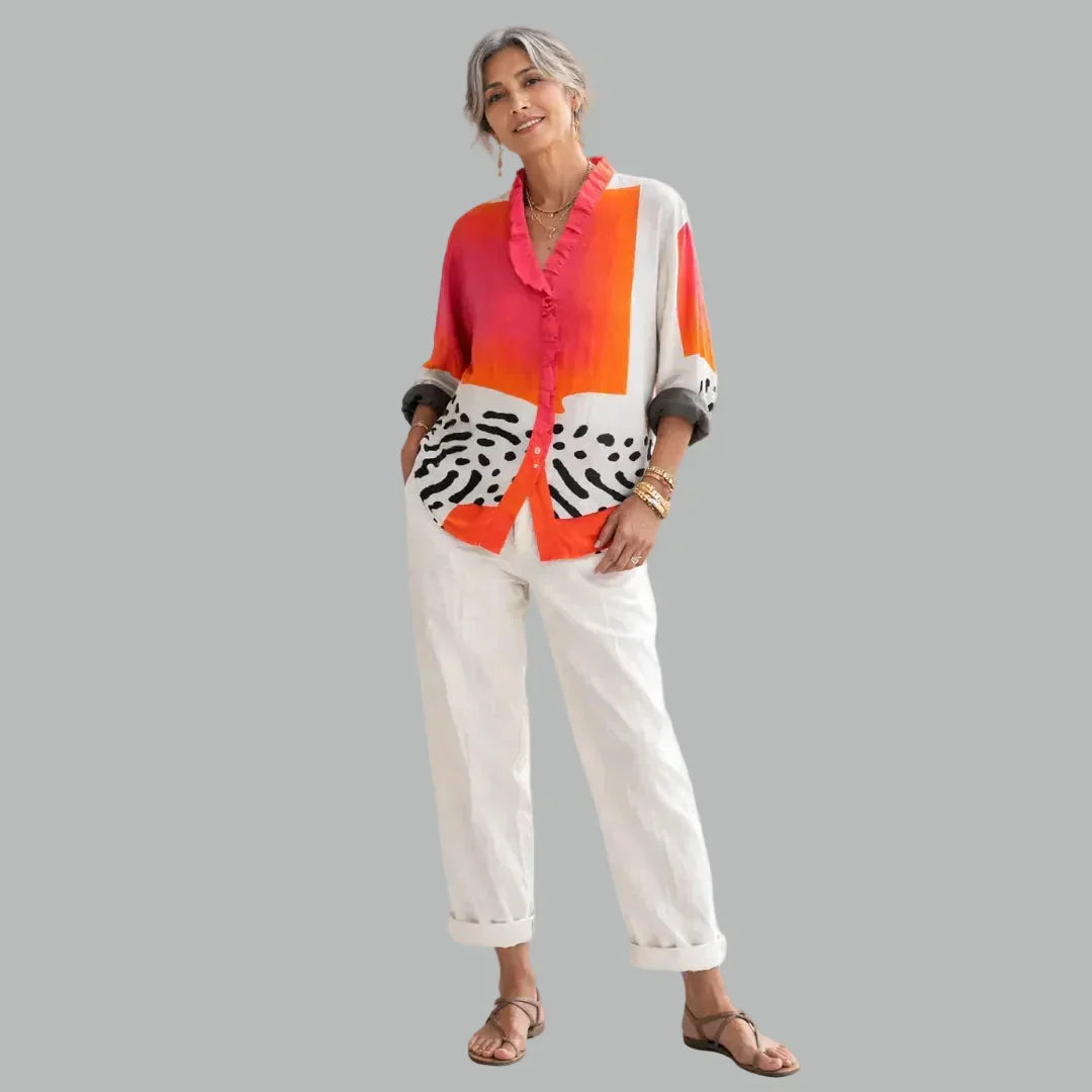 Ruby™ Casual Printed Blouse