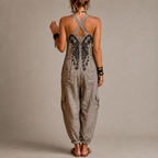 Frances™ Bohemian Embroidered Maxi Jumpsuit