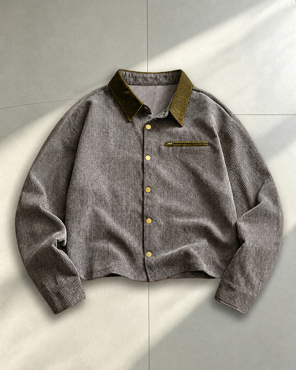 Bram's Corduroy Jacket with Classic Design and Timeless Style