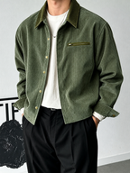 Bram's Corduroy Jacket with Classic Design and Timeless Style