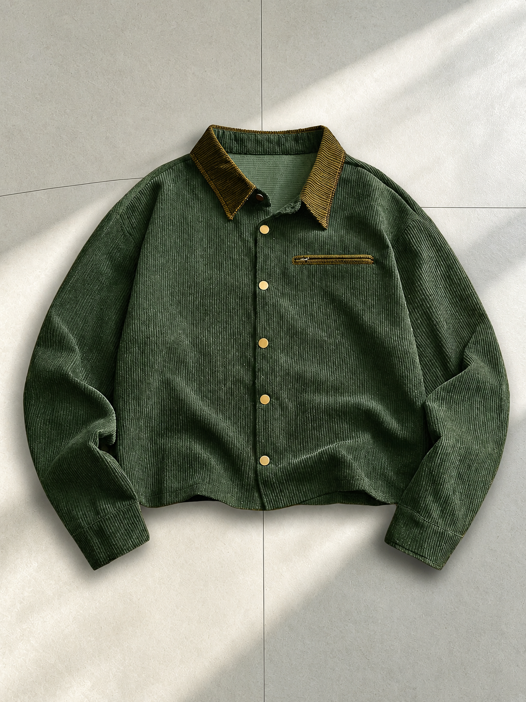 Bram's Corduroy Jacket with Classic Design and Timeless Style