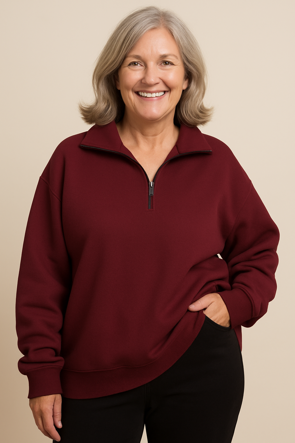 Estelle™ Quarter-Zip Knit Sweater