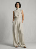Aleia™ Chic Linen Blend Two-Piece Set with Relaxed Fit