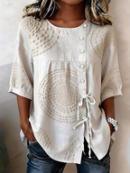 Mirabelle™ Casual Top with Embroidery