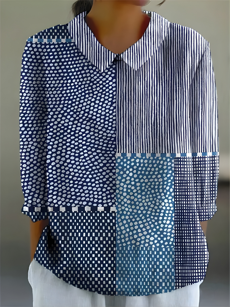 Liberty™ - Retro-Inspired Colorful Blouse