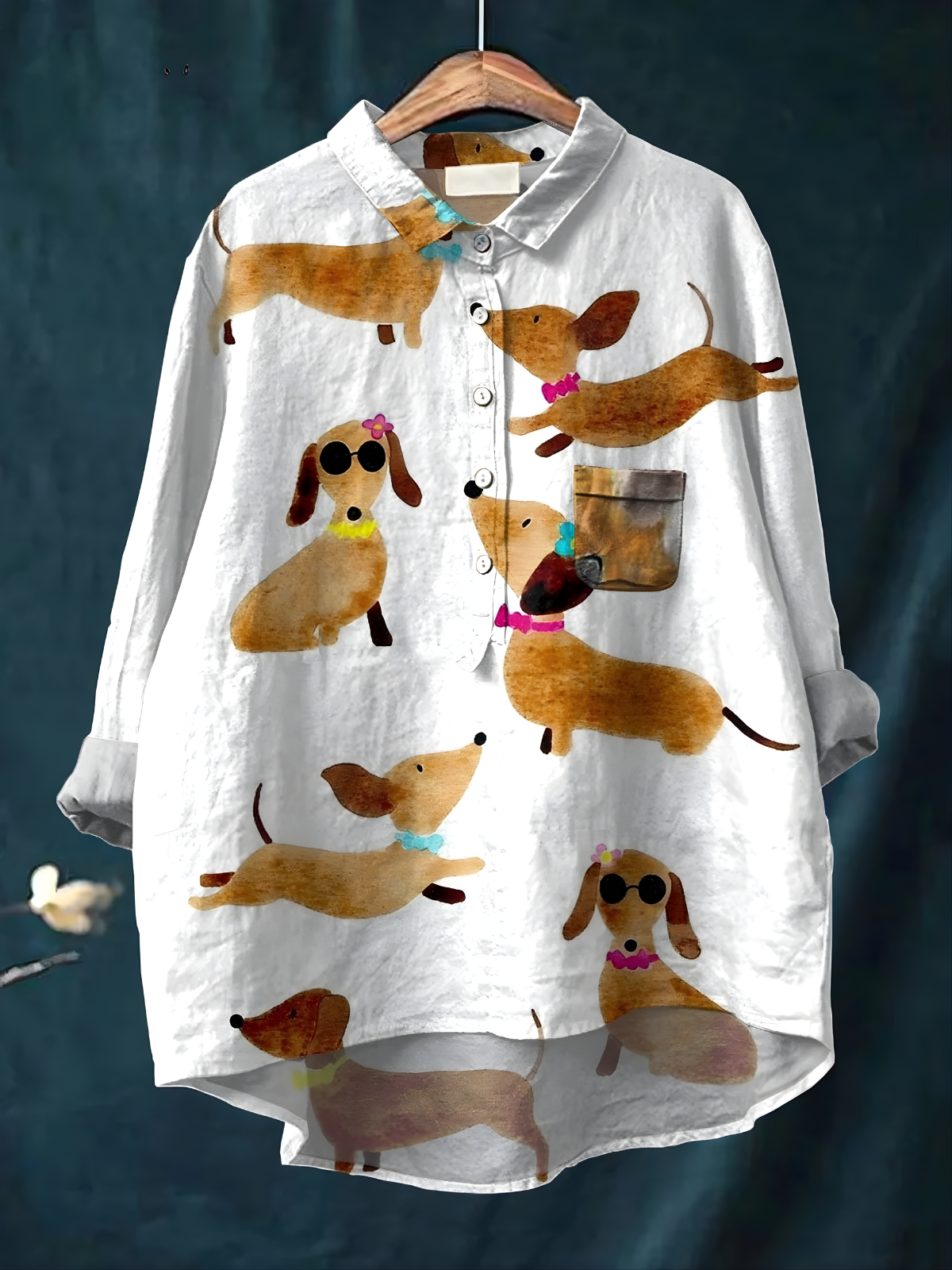 Ayah™ - Adorable Dachshund Art Graphic Tee