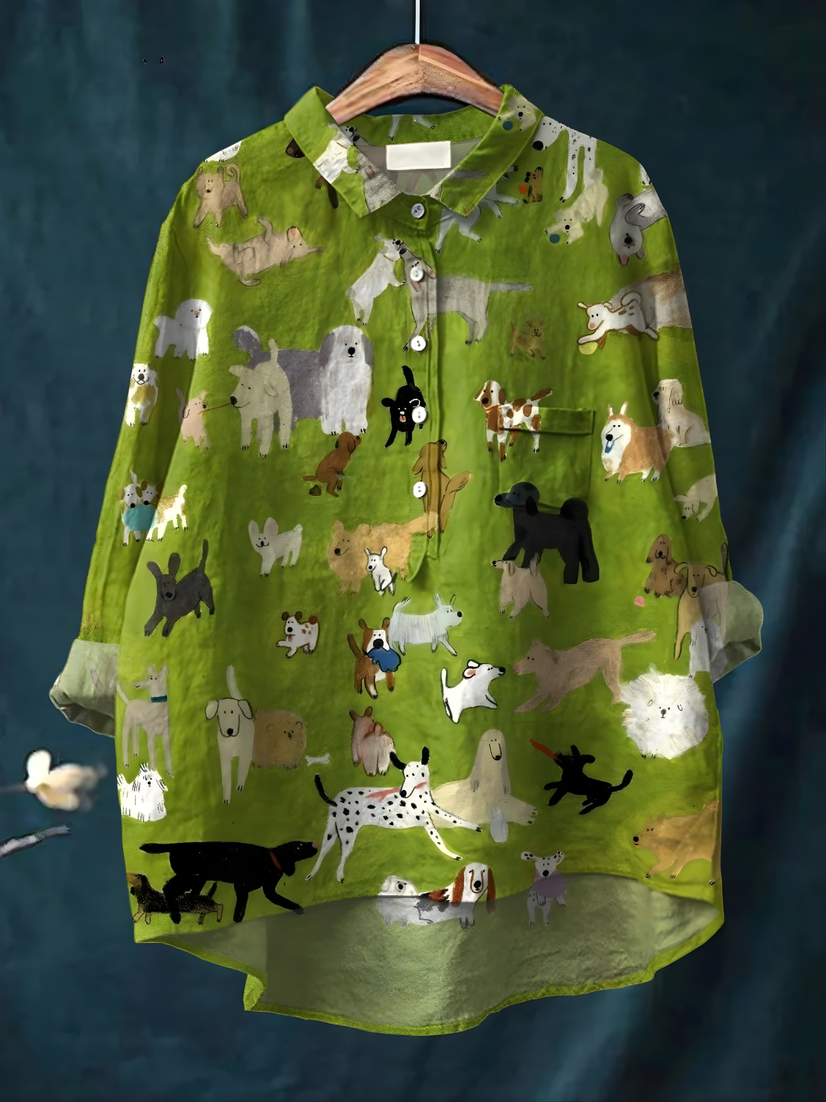 Kaya™ - Women's Adorable Dog Art Graphic Tee
