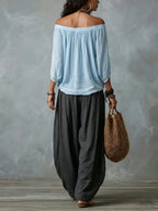 Aviana™ Chic Blue Gray Two-Piece Set