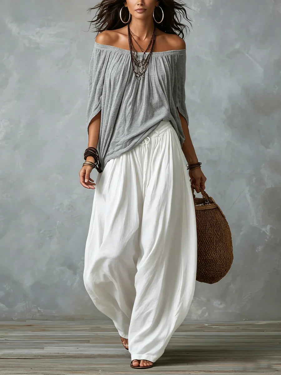 Aviana™ Chic Blue Gray Two-Piece Set