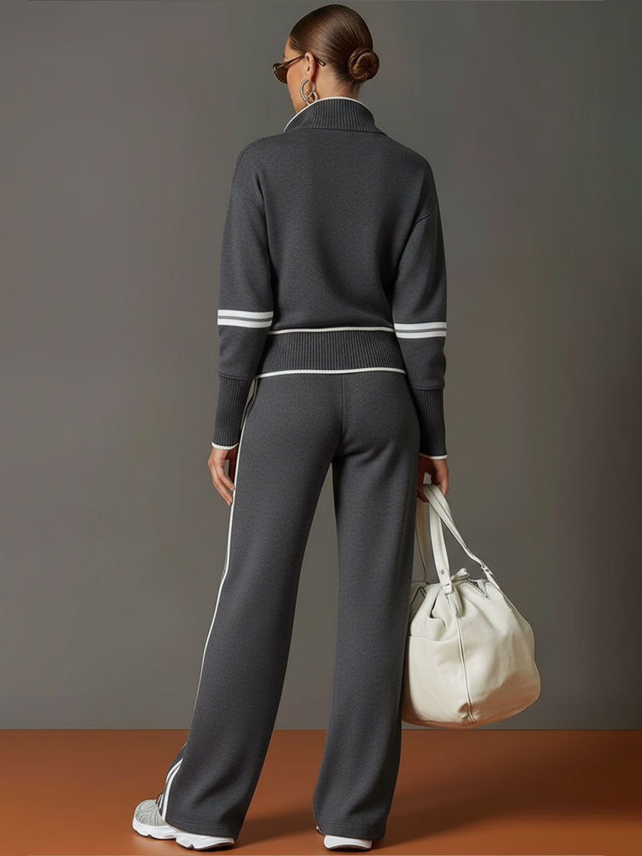 Kinsley™ Cozy Two-Piece Lounge Set with Stylish Details