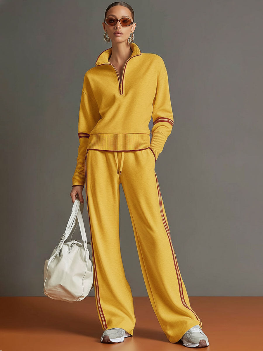 Kinsley™ Cozy Two-Piece Lounge Set with Stylish Details