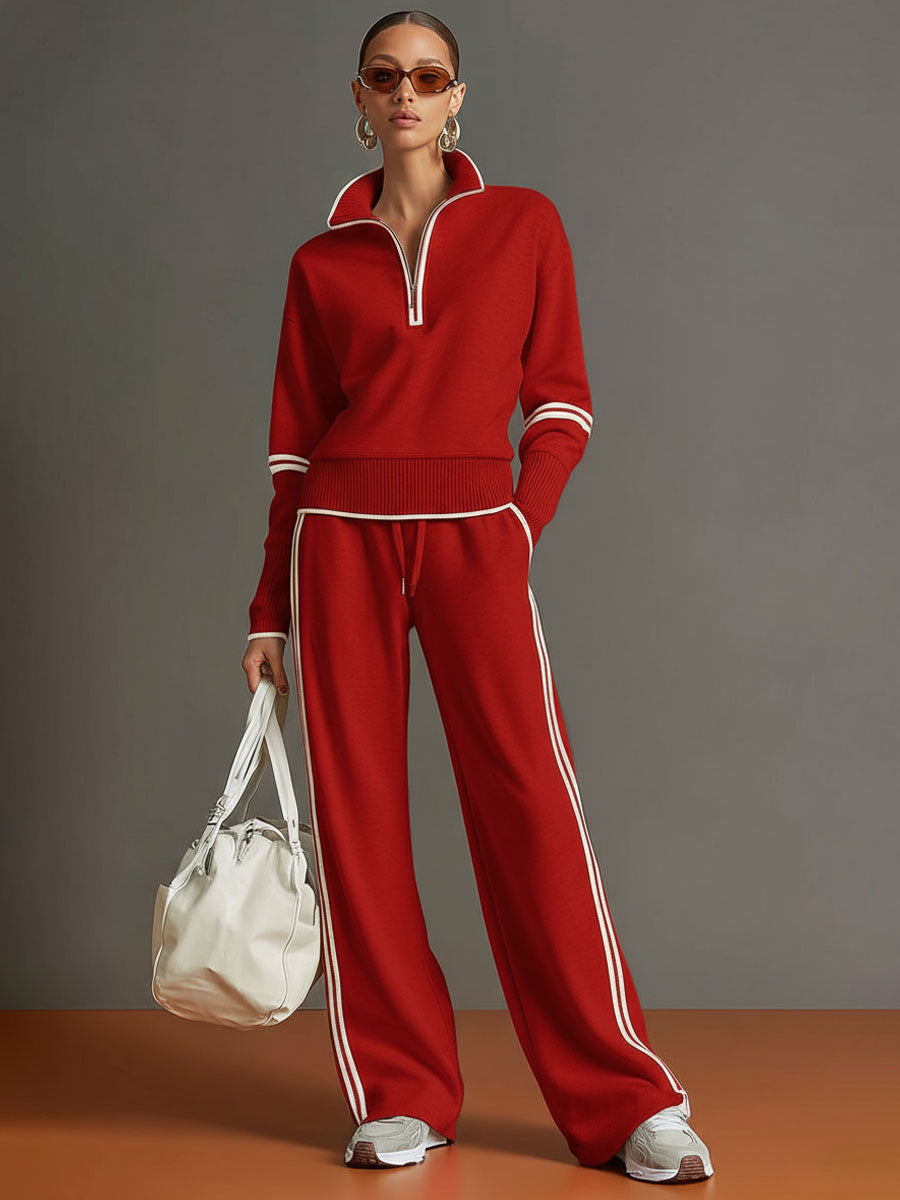 Kinsley™ Cozy Two-Piece Lounge Set with Stylish Details