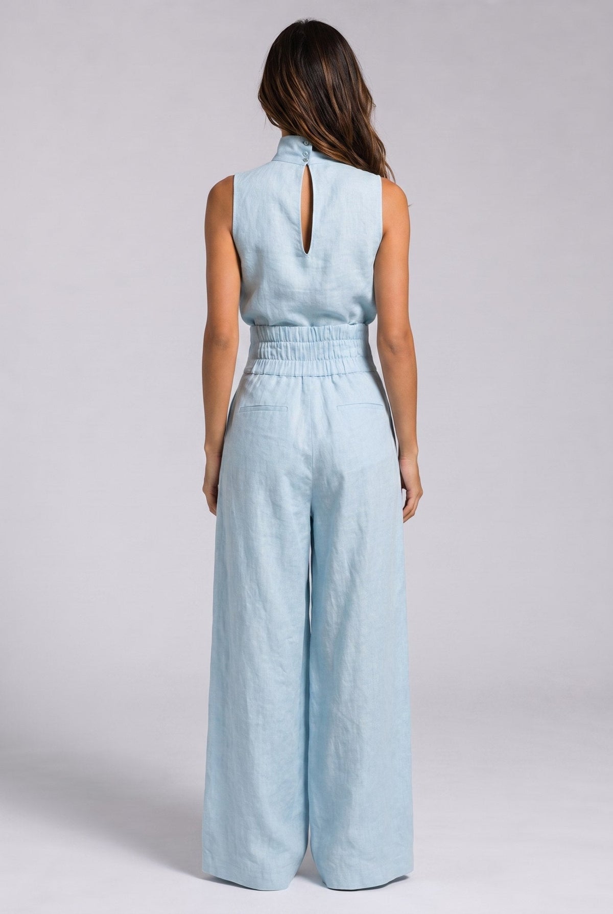 Aleia™ Chic Linen Blend Two-Piece Set with Relaxed Fit