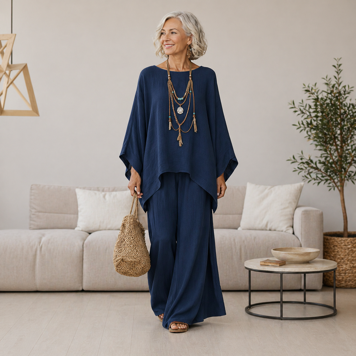Isabelle™ Chic Elegant Two-Piece Set with Flowy Skirt and Top