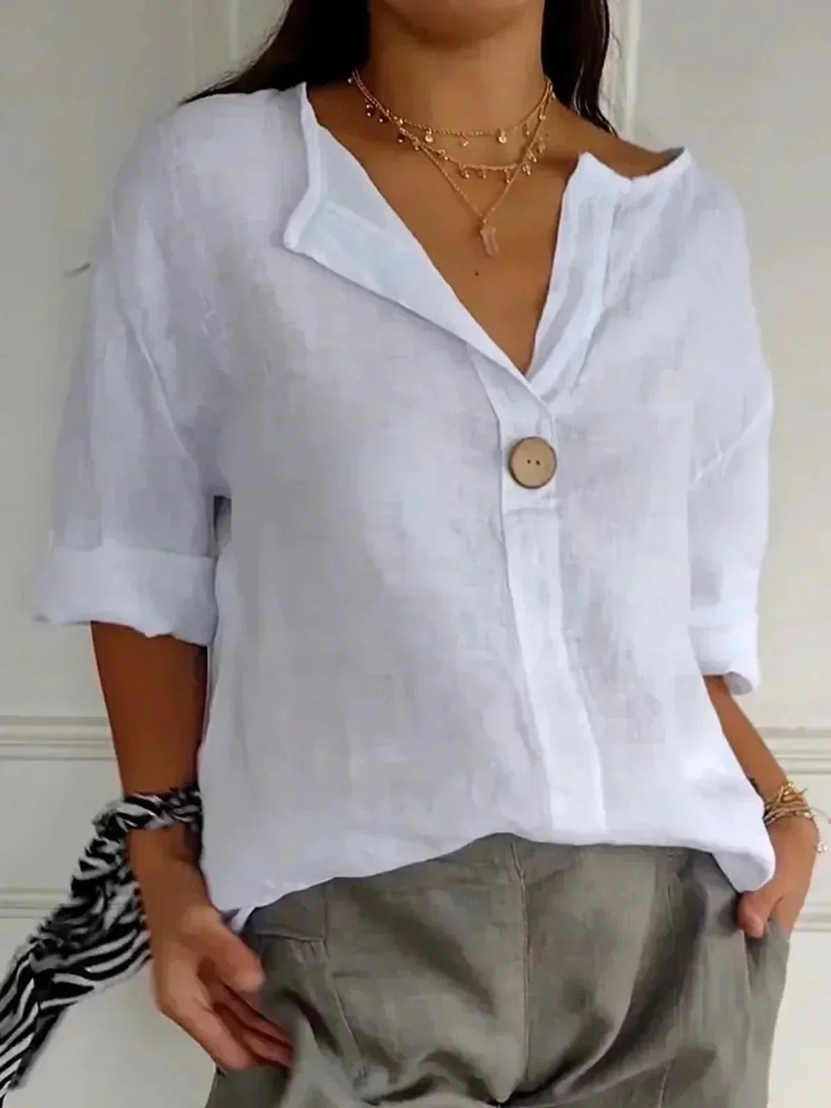 Amara™ Easygoing V-Neck Tee