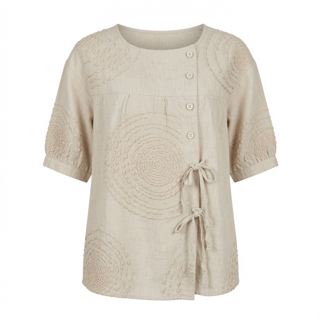 Mirabelle™ Casual Top with Embroidery