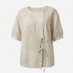 Mirabelle™ Casual Top with Embroidery