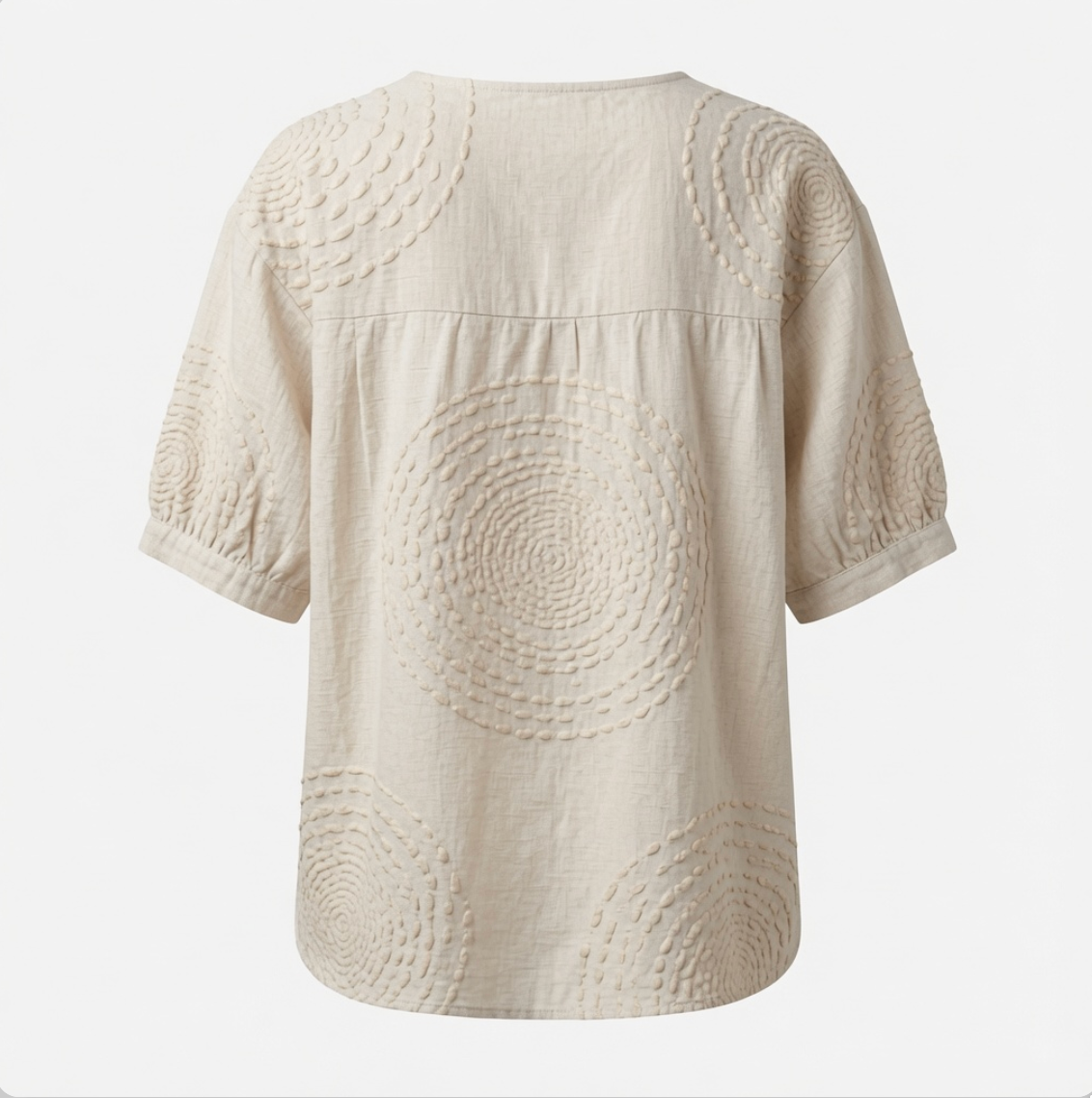 Mirabelle™ Casual Top with Embroidery