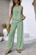 Audrey Meadow Glow Set - Floral Print Dress & Matching Accessories