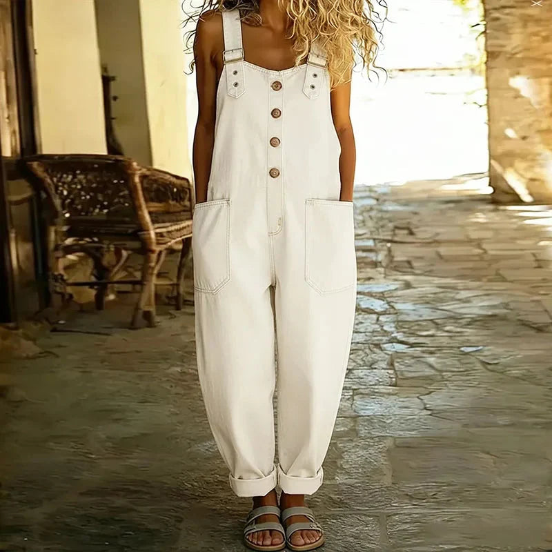 Juniper™ Classic Soft Denim Overalls with Adjustable Straps