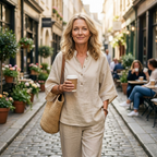 Calliope™ Casual Cotton-Linen Two-Piece Set