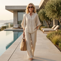 Calliope™ Casual Cotton-Linen Two-Piece Set