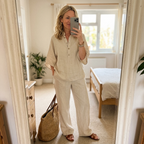 Calliope™ Casual Cotton-Linen Two-Piece Set