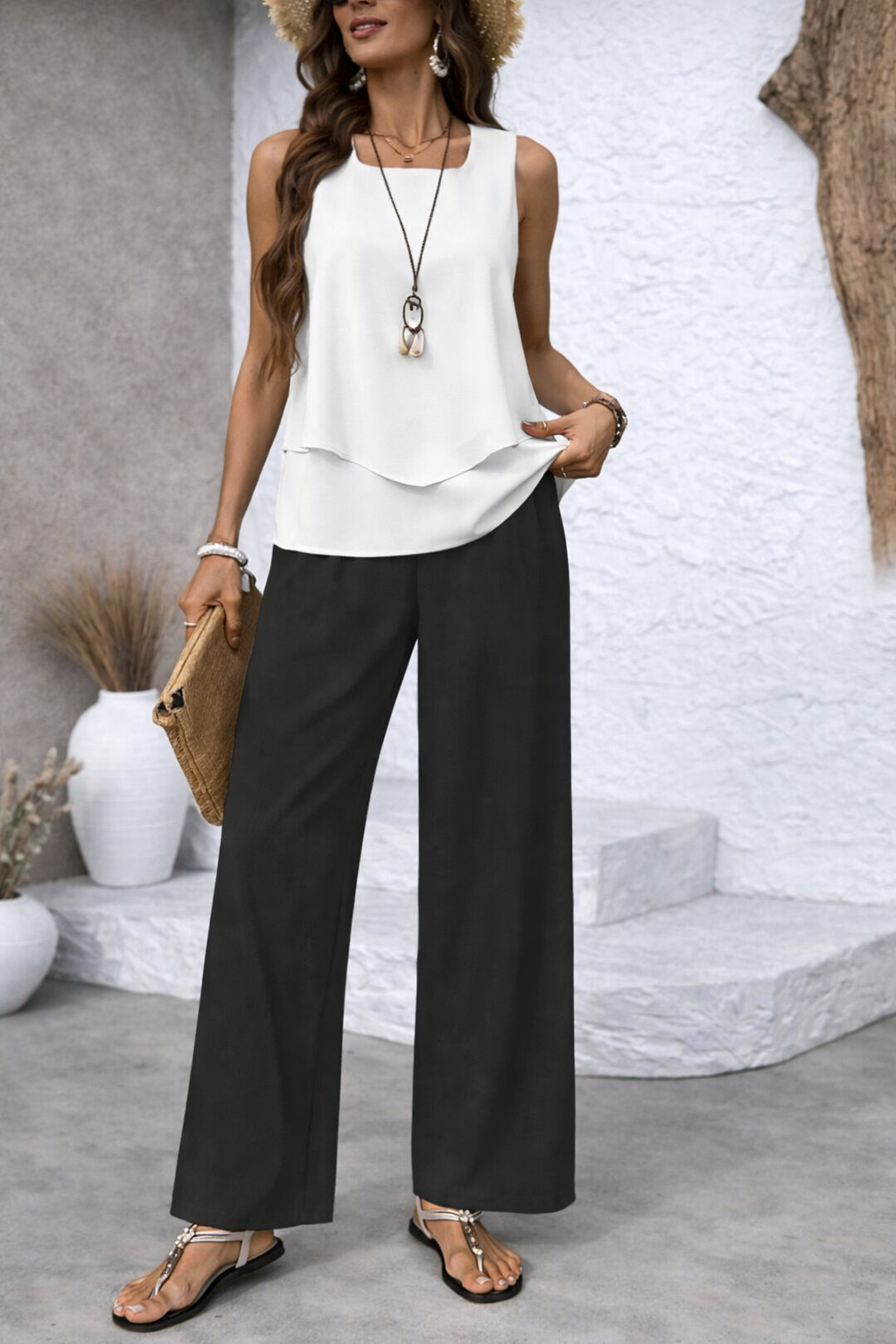 Chloe Monochrome Elegance Lounge Set