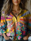 Evie™ - Radiant Sunflower Blouse